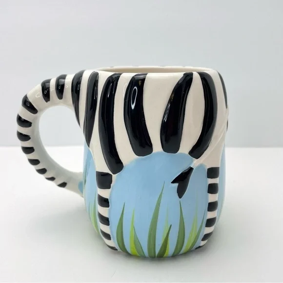 3D Zebra Tag Mug - Picture 3 of 6